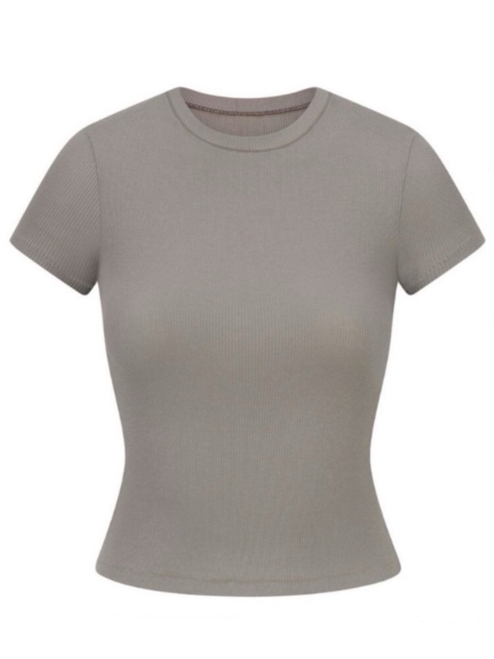 RARE skims “smoke” cotton rib t-shirt